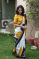 Image for Kusvaa Kunf05 Sunshine Tribal Bengal Silk Saree 5