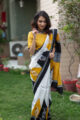 Image for Kusvaa Kunf05 Sunshine Tribal Bengal Silk Saree 6