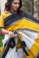 Image for Kusvaa Kunf05 Sunshine Tribal Bengal Silk Saree 9