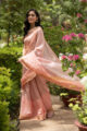 Image for Kusvaa Kurt08 Petite Orchid Lenin Saree 2