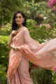 Image for Kusvaa Kurt08 Petite Orchid Lenin Saree 3