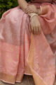 Image for Kusvaa Kurt08 Petite Orchid Lenin Saree 7