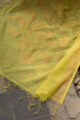 Image for Kusvaa Kurt09 Saffron Gold Chanderi Saree 8