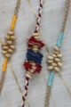 Image for Kusvaa Rk02 Handmade Rakhi Set Of Three Closeup 1