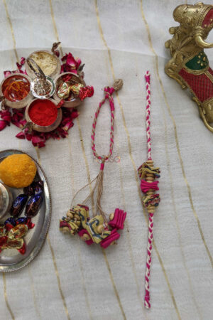 Image for Kusvaa Rk03 Handmade Rakhi Couple Rakhi