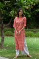 Image for Kusvaa Sa05 Chestnut Rose Regular Wear Kurta Look 2