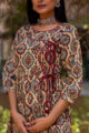 Image for Kusvaa Ws543 Ajrakh Angrakha Style Kurta 5