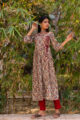 Image for Kusvaa Ws543 Ajrakh Angrakha Style Kurta