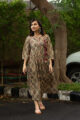 Image for Kusvaa Ws543a Ajrakh Angrakha Style Kurta Look