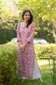 Image for Kusvaa Ws545 Coral Tree Cotton Straight Kurta 2