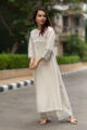 Image for Kusvaa Ws546 Cream South Cotton Kurta With Palazzo Look 3