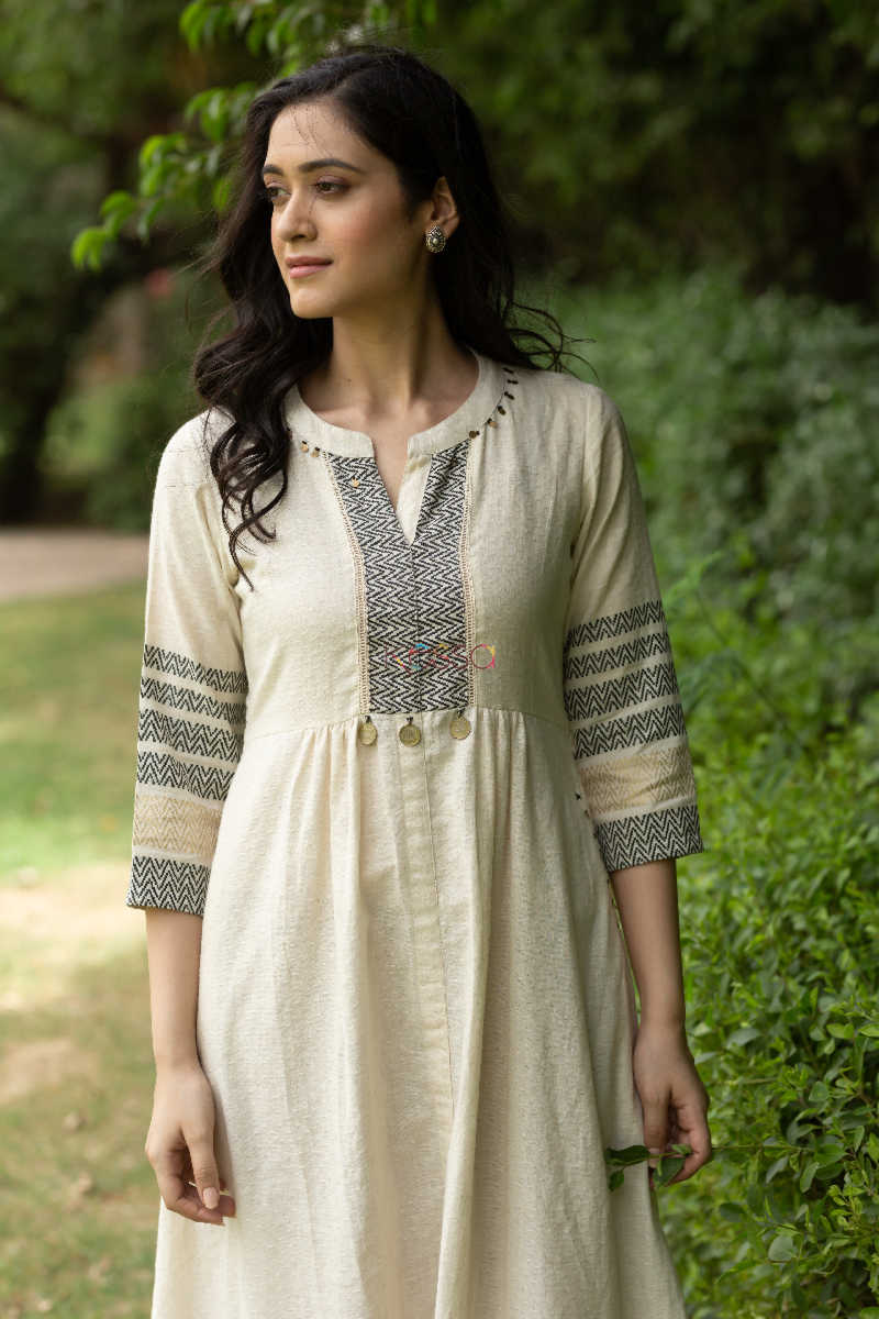 Image for Kusvaa Ws547 South Cotton A Line Dress Closep 1