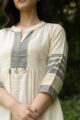 Image for Kusvaa Ws547 South Cotton A Line Dress Closeup