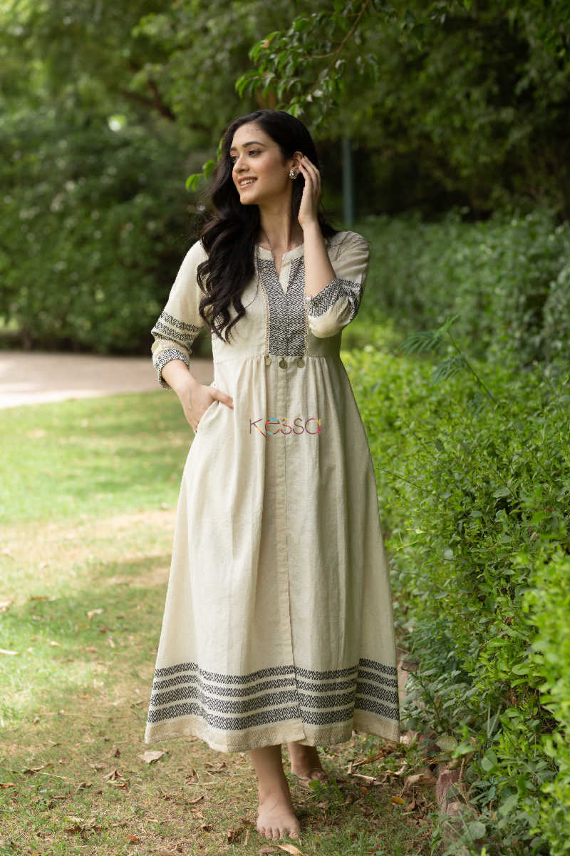 Image for Kusvaa Ws547 South Cotton A Line Dress Featured