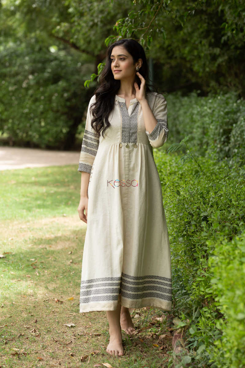 Image for Kusvaa Ws547 South Cotton A Line Dress Look