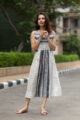Image for Kusvaa Ws552 Black And Grey South Cotton Dress Look 1