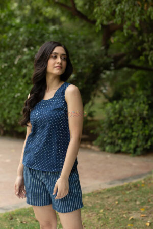 Image for Kusvaa Wsr102 Indigo Jammies Shorts Set 4