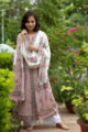 Image for Kusvaa Wsr105 Deep Blush Block Printed Kurta Dupatta Set Featured 1