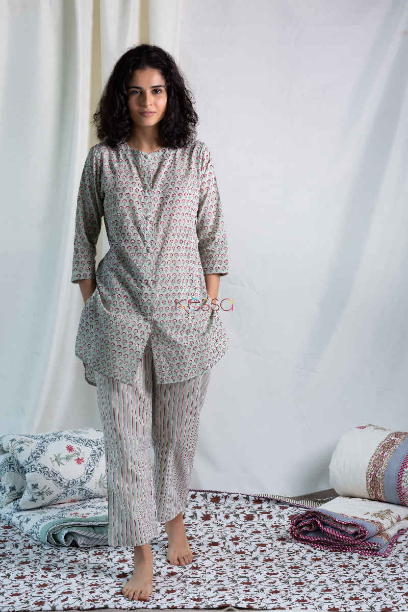 Image for Kusvaa De10 Granite Green Jammies Set Pockets