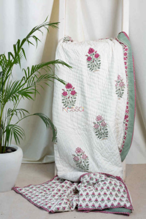 Image for Kusvaa Kaq32 Cadillac Double Bed Quilt Side