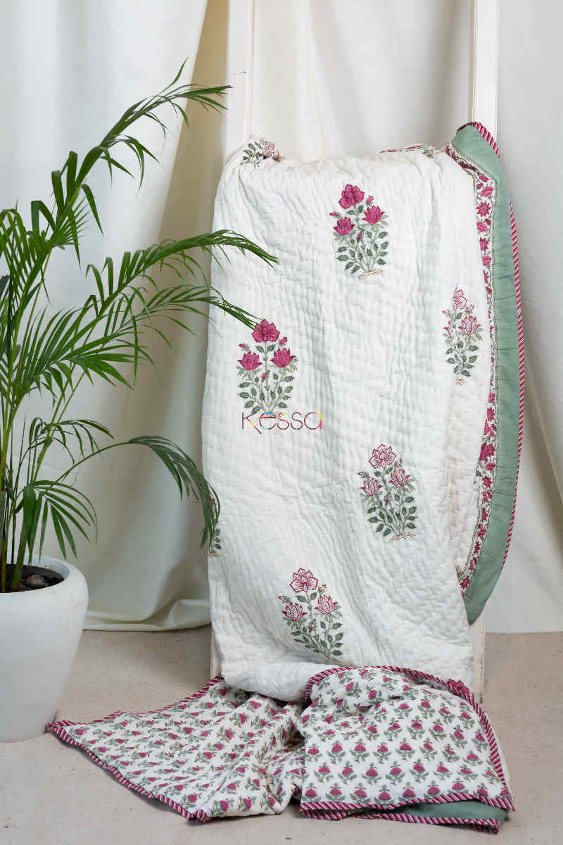 Image for Kusvaa Kaq32 Cadillac Double Bed Quilt Side
