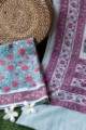 Image for Kusvaa Kf101 Wild Blue And Purple Fabric With Dupatta Look 1