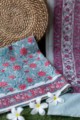 Image for Kusvaa Kf101 Wild Blue And Purple Fabric With Dupatta Look