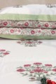 Image for Kusvaa Kpb01 Tapestry Red Mughal Print Bedsheet Set Of 3 Closeup