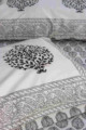 Image for Kusvaa Kpb07 Black White Bedsheet Two Pillow Covers 2