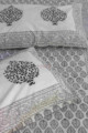 Image for Kusvaa Kpb07 Black White Bedsheet Two Pillow Covers 5