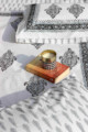 Image for Kusvaa Kpb11 Black Blue Jaal Bedsheet Two Pillow Covers 3