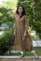 Image for Kusvaa Wa324a Sandal Wood Kalamkari A Line Kurta Look