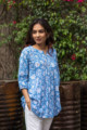 Image for Kusvaa Ws564 Floral Labyrinth Short Kurti Side