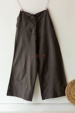Image for Wsp02 Palazzo With Pocket Dark Grey