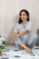 Image for De18 Boulder Grey White Jammies Set Pose
