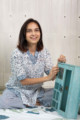 Image for De18 Boulder Grey White Jammies Set Work