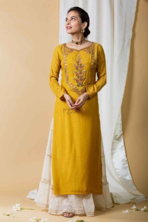 Image for Kupa06 Reno Sand Muslin Kurta Featured