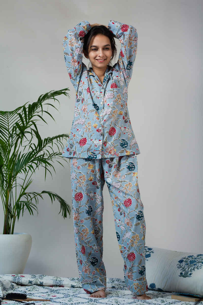 Image for Kusvaa Jsr05 Tiara Blue Jammies Set Pose