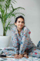 Image for Kusvaa Jsr05 Tiara Blue Jammies Set Sitting