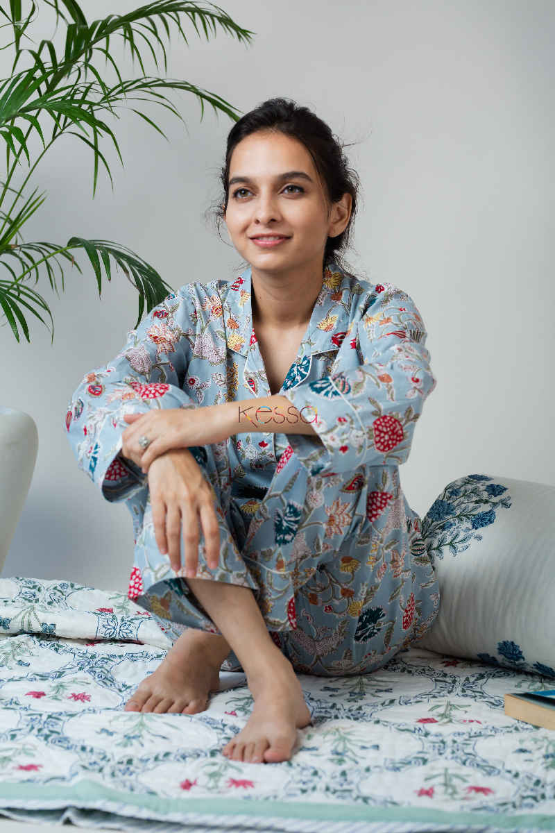 Image for Kusvaa Jsr05 Tiara Blue Jammies Set