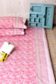 Image for Kusvaa Kjb01 Charm Pink Bedsheet With Two Pillow Cover 2