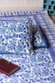 Image for Kusvaa Kjb05 Fun Blue Bedsheet With Two Pillow Cover 1