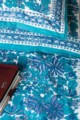 Image for Kusvaa Kjb06 Blue Chill Bedsheet With Two Pillow Cover 2