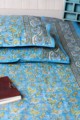 Image for Kusvaa Kjb07 Viking Blue Bedsheet With Two Pillow Cover 2