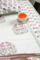 Image for Kusvaa Kpb18 Bouquet Pink Gold Bedsheet Look