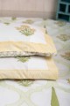 Image for Kusvaa Kpb19 Harvest Gold Mughal Print Bedsheet With Two Pillow Covers 3