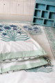 Image for Kusvaa Kpb24 Ming Blue Bedsheet With Two Pillow Cover 3