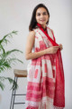 Image for Kusvaa Kuss01 Tamarillo Red Hand Woven Saree Print