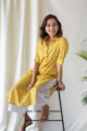 Image for Kusvaa Sa10 Mandalay Yellow Regular Wear Kurta Sitting