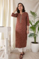 Image for Kusvaa Taf30 Persian Plum Regular Kurta Front